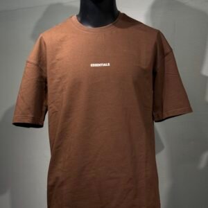 TSHIRT ESSENTIALS MARRON