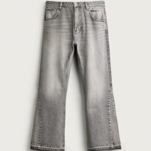 FLARED JEAN ZARA GRIS