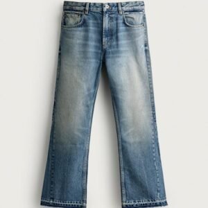FLARED JEAN ZARA BLEU